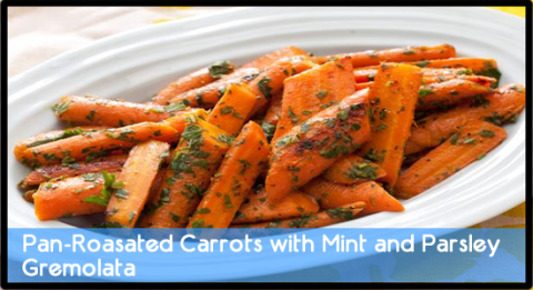 Pan-Roasted Carrots with Mint and Parsley Gremolata.fw