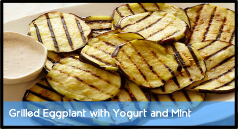 Grilled Eggplant With Yogurt and Mint.fw