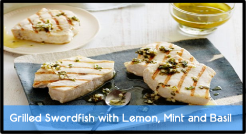 Grilled Swordfish with Lemon, Mint and Basil.fw